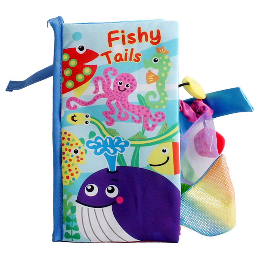 Crinkle Cloth Books for Infants 06 Months Early Development Sea