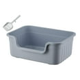 thumbnail image 4 of DOLITY Cat Litter Box Anti Splashing Multipurpose for Small Animals Hamsters Gray, 4 of 9