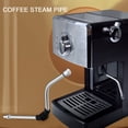 thumbnail image 3 of Injueey Tubo de salida Superficie lisa Acero inoxidable a prueba de herrumbre Instalación práctica Tubo de metal de tamaño compacto Juegos de servir café y té, 3 of 6
