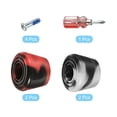 thumbnail image 3 of Unique Bargains Roller Skate Toe Stops with Screwdriver 82A Rubber Brake Stoppers Block, Mixed Colors 2 Pair, 3 of 5