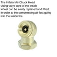 thumbnail image 4 of Unique Bargains 2 Pcs Car 1/4" NPT Closed Flow Tire Chuck Tire Air Nozzle for Tire Inflator Gauge Air Compressor, 4 of 6