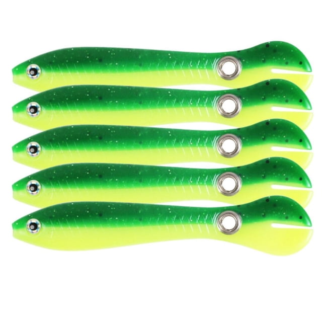 Señuelos de pesca blandos, 5 uds., 10cm, 6g, cebos de pesca blandos, cebo de locha biónico, estándares líderes en la industria