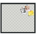 thumbnail image 2 of PinPix 28x24 Custom Cork Bulletin Board Argyle Gray Poster Board Has a Fabric Style Canvas Finish, Framed in Argyle Gray, by ArtToFrames (PinPix-638), 2 of 6