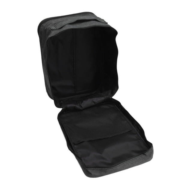 Sac à Chaussures de Voyage, Grande Capacité Léger Portable 3 Couches Sac de Rangement pour Chaussures Résistant à l'Usure pour Maison pour Camping pour Chaussures de Danse pour Chaussures de Gym Bleu Marine, Noir