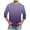 Purple, variant on cfhntfmh 3/4 Length Sleeve Shirts for Men Summer Fashion Printed Crewneck Pullover Tops Big and Tall Soft Stretch Basic Tshirts