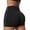 Black, variant on High Waist Yoga Shorts for Running Gym Fitness Seamless Tight Workout Bottoms with Scrunch Booty Lift and Control, M, Blue