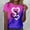 B-Purple, variant on Rciityk Oversized Tshirts for Women Fashion Love Flower Print Short Sleeve Crew Neck Shirts Summer Casual Loose Tee Blouses