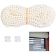 thumbnail image 1 of Plastic Blinds Beaded Chain Cord - Vertical Roman Roller Shade Blind Ball Repair with 2pcs Connector Clips, 1 of 4