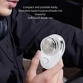 thumbnail image 3 of Recortadora De Barba Portátil Para Hombres, Elegante Cortadora Recargable, Afeitadora Eléctrica Ligera Para Un Afeitado Cómodo, 3 of 7