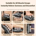 thumbnail image 4 of Therapulse Pro Massage, PulseForce Massage, 16-Drive 8-Head Massages Gun Set, 30 Intensity Levels & 3 Smart Modes, 50kg Deep Pressure, for Legs, Back, Arms, Waist (White,16-heads), 4 of 8