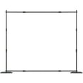 thumbnail image 2 of 10x10ft Heavy Duty Pipe and Drape Kit with 6 Clamps, Carbon Steel Base & Carry Bag for Event Backdrops, 2 of 7