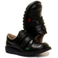 thumbnail image 5 of Kickers Kick Lo Velcro Junior's Double Hook And Loop Strap Leather Shoes In Black Size 5, 5 of 6
