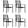 thumbnail image 1 of vidaXL Chaises de Jardin 4 Pcs PVC Rotin Noir, 1 of 5