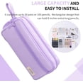 thumbnail image 6 of Large Pencil Case High Capacity Holder Box Storage bag Desk Organizer Marker Pouch Pen For Office College Adult (Pink), 6 of 6