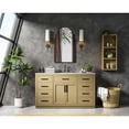 thumbnail image 4 of Elegant Kitchen and Bath Alden 60 inch Single Bathroom Vanity in Honey Brown, 4 of 10