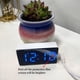 thumbnail image 5 of Reloj despertador Digital de 7x4cm, dispositivo con 3 alarmas de temperatura y fecha, memoria de apagado, reloj de mesa alimentado por USB, modo nocturno, LED, 12/24H, 5 of 5