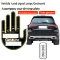 comerut Car Hand Gesture Tail Light Remote Control 3 Adjustable Modes