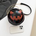 thumbnail image 4 of Bolso Calabaza Halloween para Mujer Hombro Cuero PU Novedad (), 4 of 8