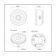 thumbnail image 4 of Sensor de luz y sonido ZigBee NEO 90DB con sirena integrada y alarma Tuya Smart Life, 4 of 7