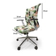 thumbnail image 4 of Ambesonne Tropical Office Chair Cover Stretchable High Back, Flowers and Toucan Birds, Multicolor, 4 of 6