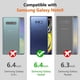 thumbnail image 2 of Paquete de 2 Protector de Pantalla de Vidrio Templado Entronix para Galaxy Note 9, Galaxy Note 8, 9H, Antiarañazos, Antiburbujas, Compatible con Fundas, 2 of 8