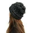thumbnail image 3 of Holloyiver Winter Knit Beanie Hats For Women Stretchy Warm Slouchy Knitted Thick Skull Caps, 3 of 3