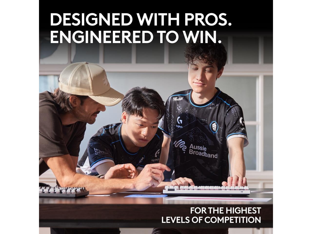 Logitech G PRO X TKL Lightspeed Wireless Gaming Keyboard, Ultra-Portable Tenkeyless Design, LIGHTSYNC RGB, PBT keycaps, Tactile Switches (GX Brown) - Black