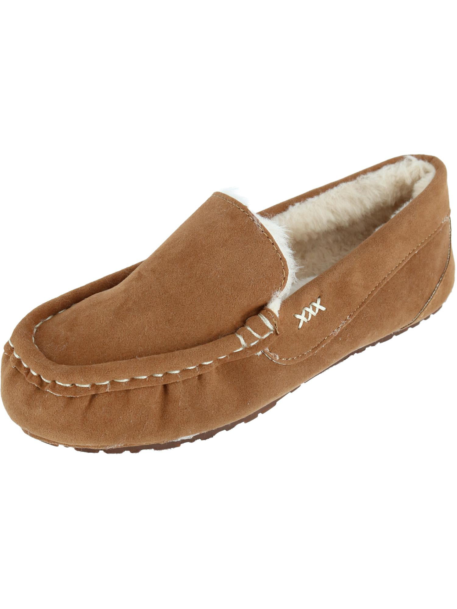 Toddler Boy's Girl's Suede Moccasin Loafers Slip on Flats Boat Shoes Soft Indoor Outdoor Slippers