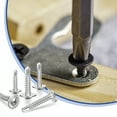 thumbnail image 5 of 300Pcs #10x5/8" Self-Tapping Screws, 410 Stainless Steel Phillips Self Drilling Screws Flat Head Sheet Metal Screws for Industry, Furniture Repair, Silver, 5 of 6