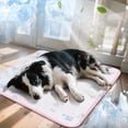 thumbnail image 4 of Dog Cooling Mat, Non-Toxic Odorless Gentle Cooling Pad for Dog, Summer Cooling Mat for Dogs, Fits Small Medium Large Dogs, Safe for Puppies Kittens Senior Sensitive Pets(S,Beige), 4 of 5