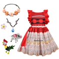 thumbnail image 3 of Disfraz de Moana para niña, disfraz de Halloween, vestido de princesa Vaiana para niña, ropa para niña, vestidos para Año Nuevo 2024, 3 of 5