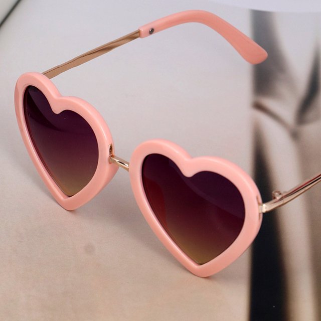 Gafas de sol con forma de corazón para niños Gafas de sol decorativas para bebés Gafas de sol con forma de corazón para niños y niñas Gafas de sol con forma de corazón para niños