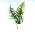 thumbnail image 2 of 1 pieza de simulación de hoja verde realista, planta decorativa para fotografía, arreglo floral, suministro para boda y hogar., 2 of 6