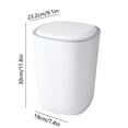 Fufafayo Savings Silent Opening And Closing Lid Trash Can Bathroom
