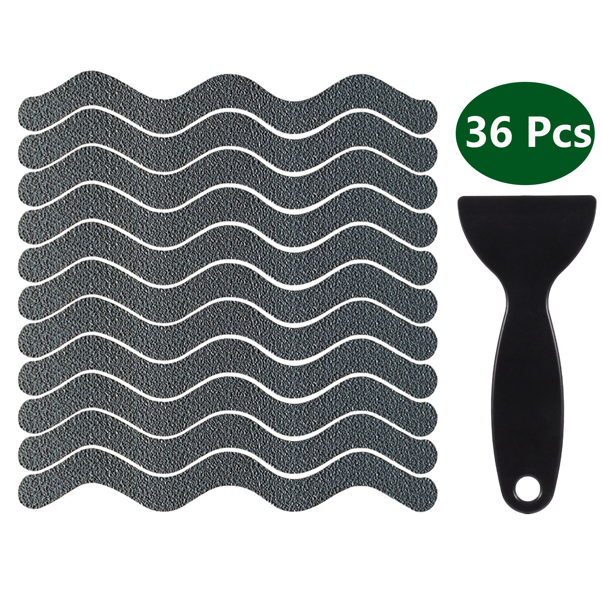 36 Pcs Anti Slip Bath Tape Grip Non Slip Shower Strips Pad Stickers