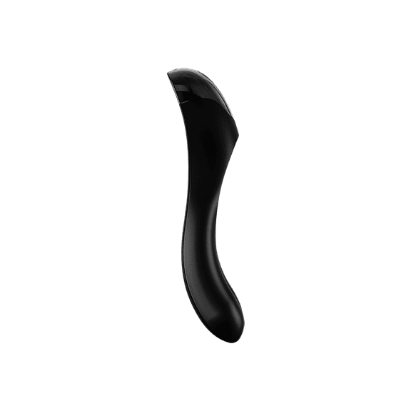 Satisfyer Candy Cane Silicone Rechargeable Mini Finger Vibrator, Black
