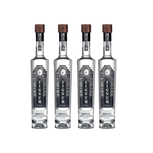 Pack de 4 Mezcal Zignum Espadín Joven 700 ml Genérico Espadín Joven