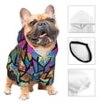 thumbnail image 3 of Haiem Colored Glass1 for Winter Dog Hoodie Sweatshirts with Pockets Warm Dog Clothes for Small Dogs Chihuahua-Small, 3 of 7