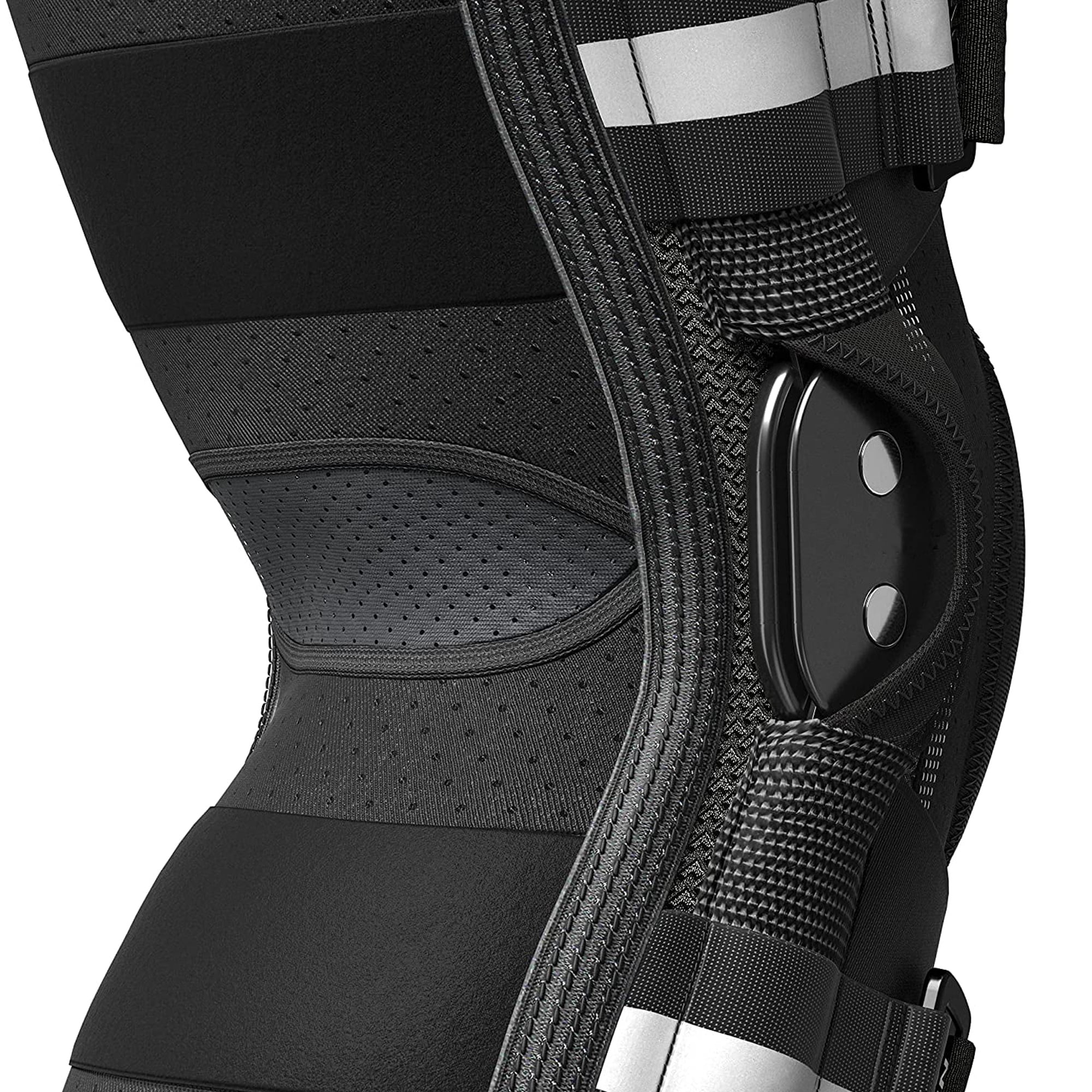 Daretodo Hinged Knee Brace for Men Women,Knee Brace for Men,Knee Brace for Women,for Post-Op Recovery and Injury Rehabilitation, Meniscus Tear, ACL, PCL(2XL)