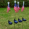 thumbnail image 6 of Virelaxpo 64cm Solar Flag Ground Light for Outdoor Courtyard Villa Color Gradient Rainproof No Electricity Cost Patriotic Garden Decor For Balcony Flower Bed Direct Sunlight Areas 4th of July, 6 of 7