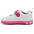 thumbnail image 3 of Tenis Luces Niña Bubble Gummers Estrellas Color Blanco 14-19 fucsia 15, 3 of 6