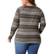 thumbnail image 3 of Agnes Orinda Blusas Casuales de Talla Grande para Mujeres, Camiseta de Manga Larga, Blusas con Cuello en V, Túnicas de Otoño Invierno 2X Verde, 3 of 6