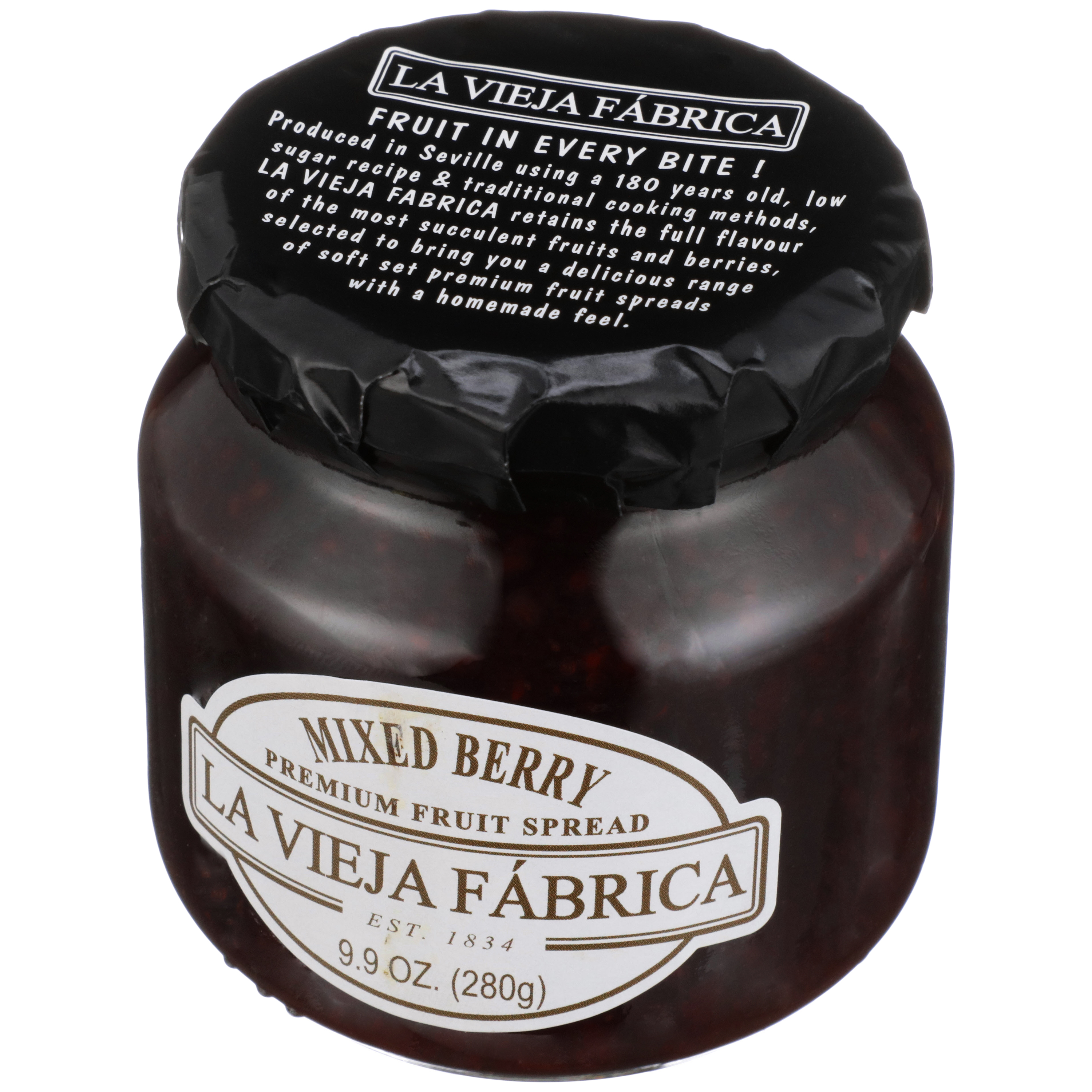 La Vieja Fabrica Premium Mixed Berry Fruit Spread 8 pk case (9.9 oz each)