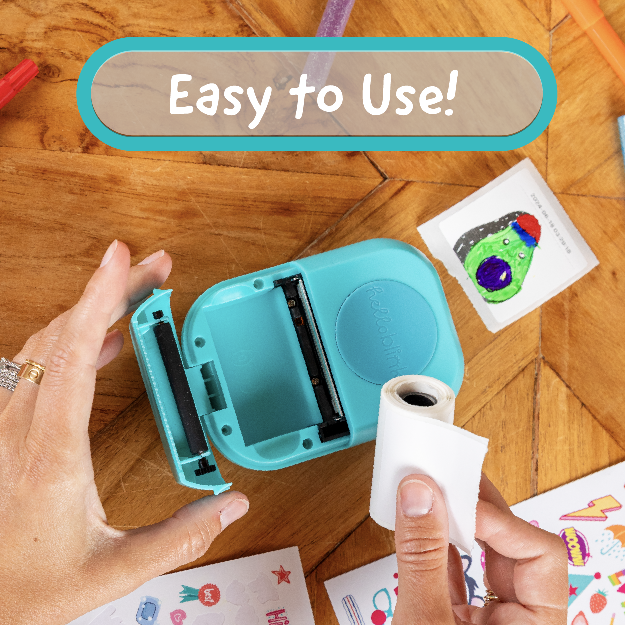 Ceaco Hello Blink Sticker Maker - Bluetooth Thermal Printer photo 6