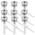 thumbnail image 4 of 9Pcs Toilet Tank Button for Home Use Silver Color High Hardness, 4 of 8