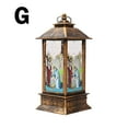 thumbnail image 2 of MOQIN 5" Decorative Candle Lantern with LED Flameless Candle, Plastic LED Candle & Holder, Indoor & Outdoor Hanging Lights Thanksgiving &Christmas Day Decorations, 2 of 5