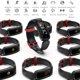 thumbnail image 4 of Teissuly Clearance Smart Watch,Activity Fitness Trackers With Body Temperature Heart Rate Sleep Health Blood Pressure, IP68 Calorie Steps Counter Pedometer Watch(Black, 11x8.7x2.4cm) Teissuly WER2023081500627, 4 of 9