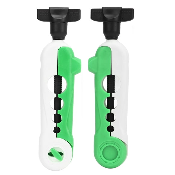 Mini Carrete De Hilo De Pescar, 2 Uds., Resorte Insertado ABS, Ajustable, Fácil De Enrollar, 4 Agujeros De Tamaño, Mini Enrollador De Hilo De Pescar Para Estanque