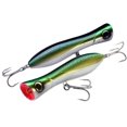 thumbnail image 2 of Yo-Zuri Fishing Lure R1155CHBL Bull Pop Floating Popper 8" 5 oz Ghost Black, 2 of 10