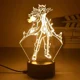 thumbnail image 2 of Naruto Uzumaki luz de noche LED 3D Anime Kakashi lámpara de mesa juguetes figuras Hatake luz LED decoración de habitación juguete para niños regalo de Navidad, 2 of 2